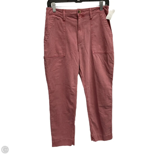Jeans Straight By Old Navy In Red, Size: 4