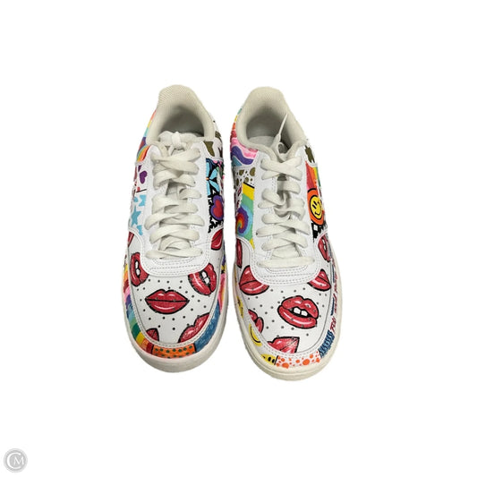 Shoes Sneakers By Nike In Rainbow Print, Size: 8
