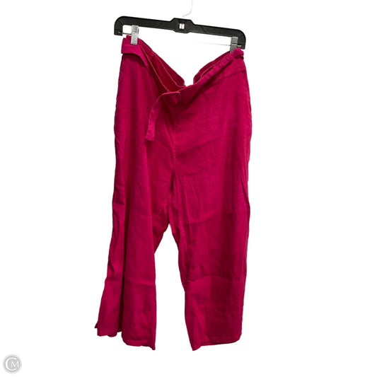 Pants Designer By Halston In Pink, Size: Xl