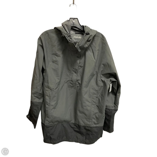 Jacket Windbreaker By Eddie Bauer In Black, Size: Xl