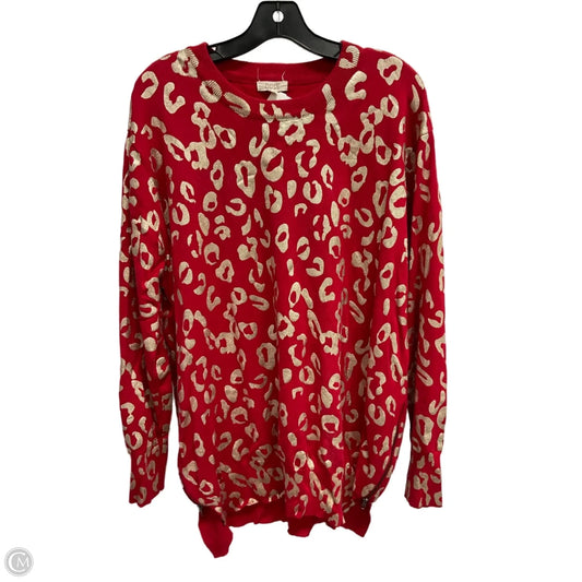 Sweater By Oddi In Animal Print, Size: 1x