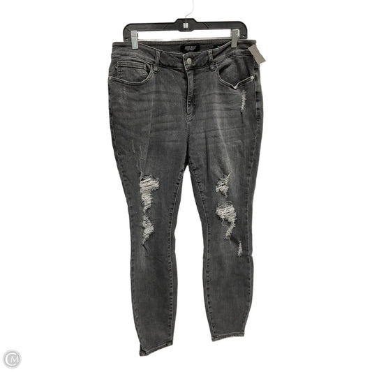 Jeans Skinny By Judy Blue In Black, Size: 16