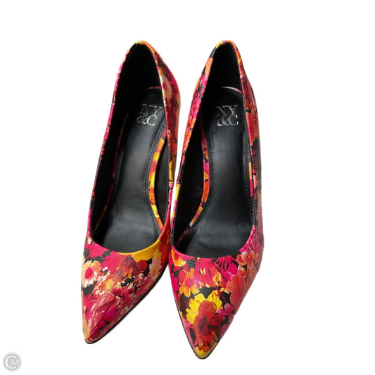 Shoes Heels Stiletto By New York And Co In Floral Print, Size: 8.5