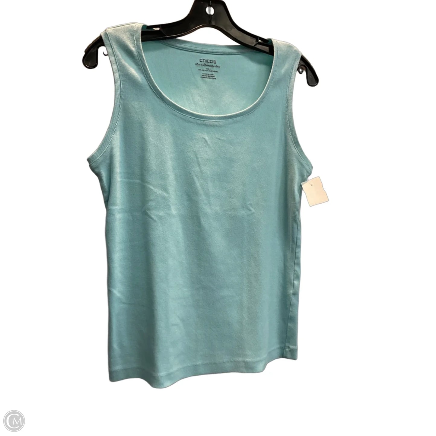 Top Sleeveless Basic By Chicos In Blue, Size: L