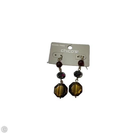 Earrings Dangle/drop By Chicos, Size: 02 Piece Set