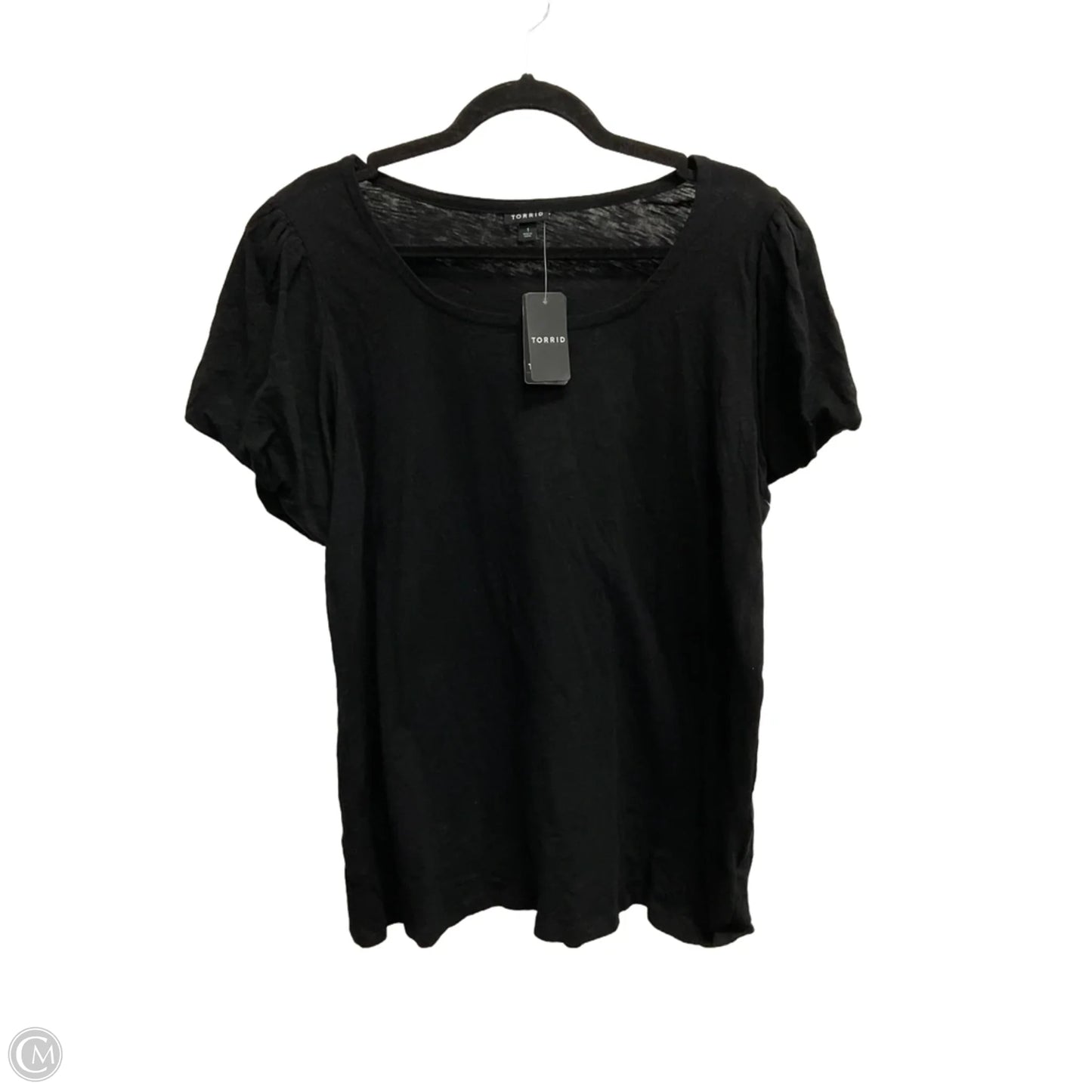 Top Short Sleeve By Torrid In Black, Size: 1x