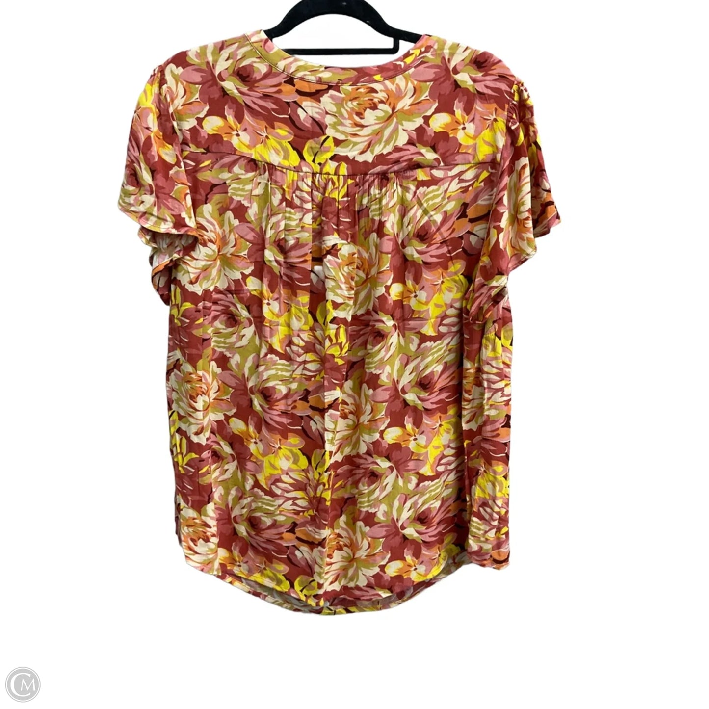 Top Short Sleeve By Torrid In Floral Print, Size: 1x