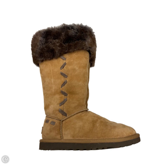 Boots Designer By Ugg In Tan, Size: 6
