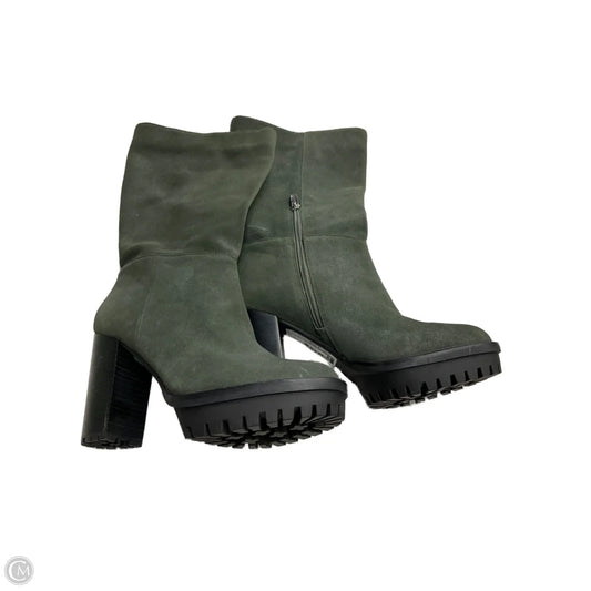 Boots Mid-calf Heels By Vince Camuto In Green, Size: 8