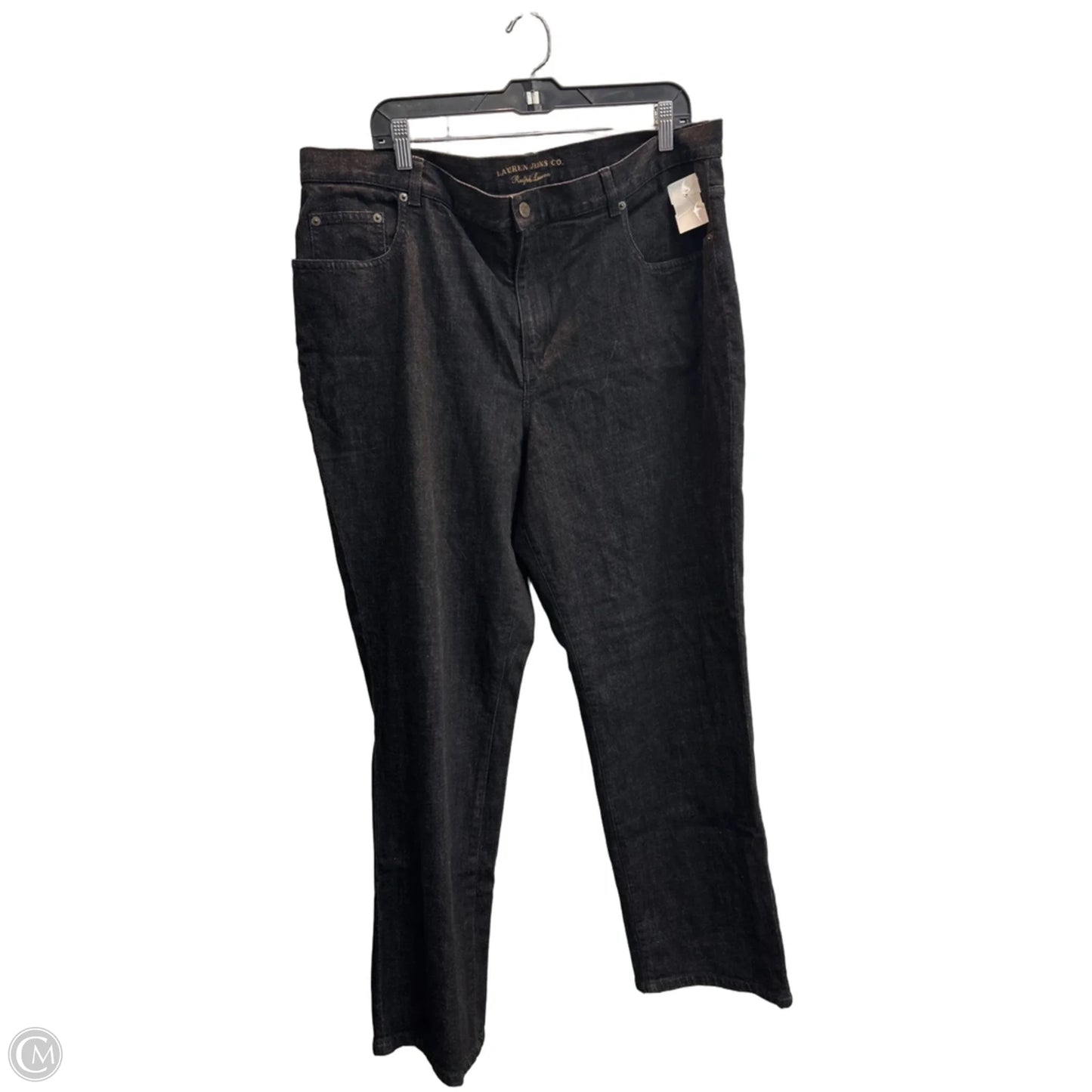 Jeans Straight By Lauren Jeans Co In Black, Size: 18