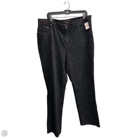 Jeans Straight By Lauren Jeans Co In Black, Size: 18