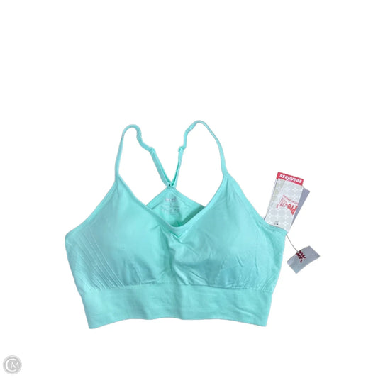 Athletic Bra By Clothes Mentor In Aqua, Size: L