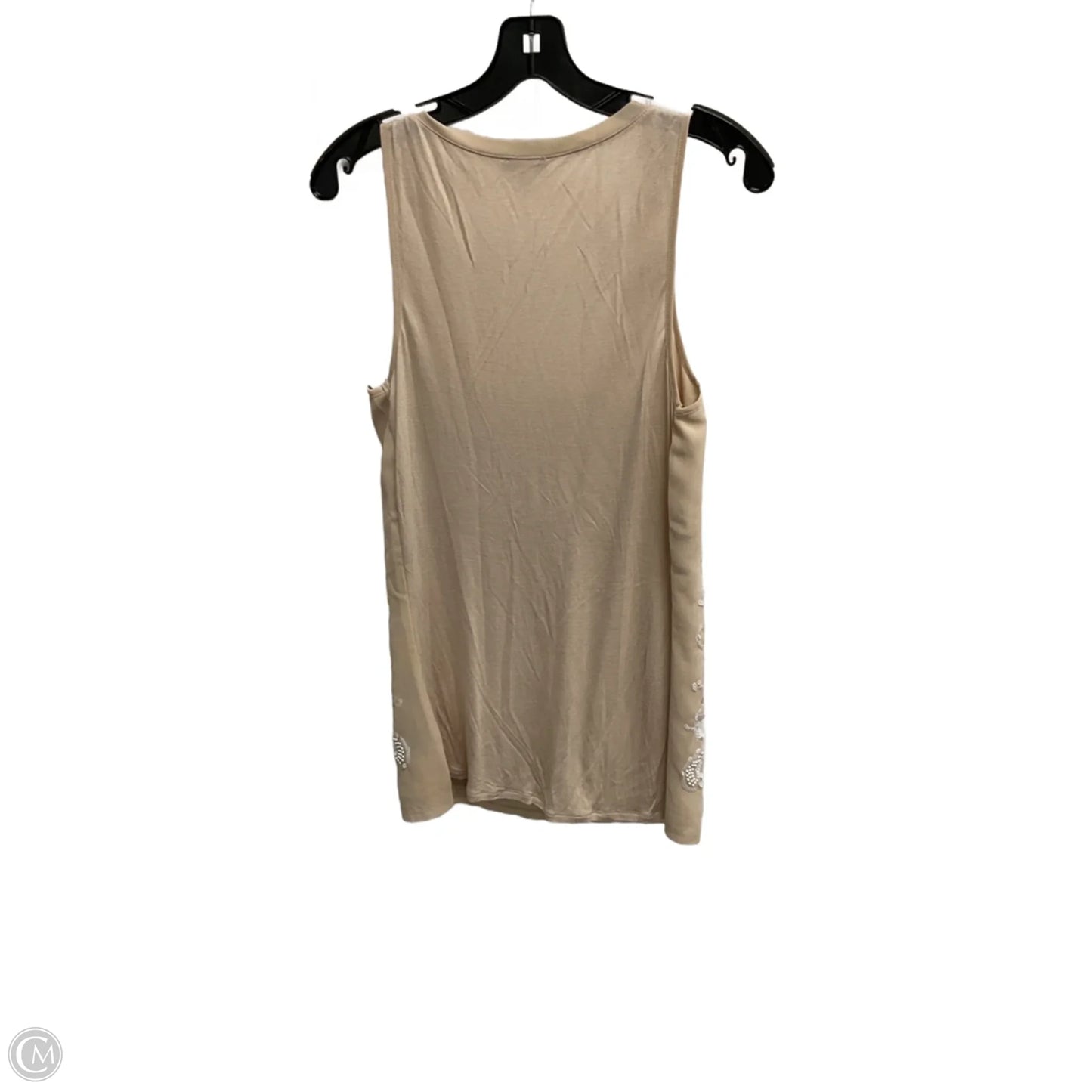 Top Sleeveless By Express In Tan, Size: M