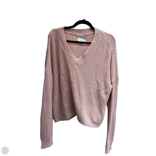 Sweater By Time And Tru In Pink, Size: Xl