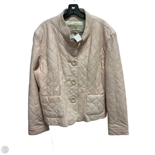 Jacket Leather By Wilsons Leather In Pink, Size: Xxl