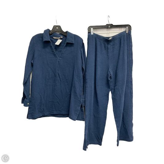 Pants Set 2pc By Soft Surroundings In Navy, Size: M