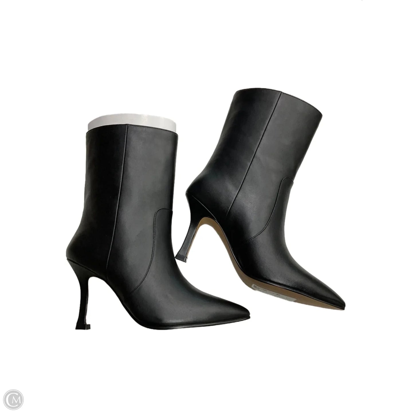 Boots Ankle Heels By Cmc In Black, Size: 8