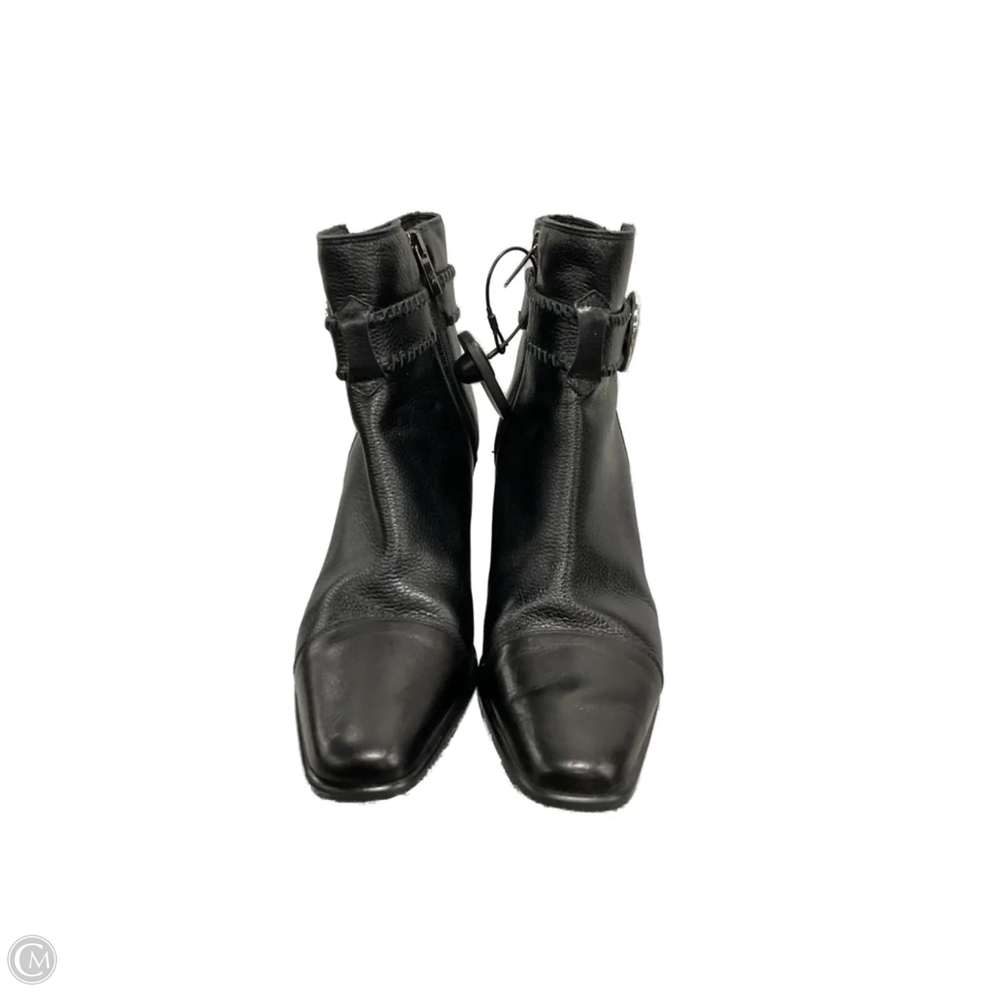 Boots Ankle Heels By Brighton In Black, Size: 8.5
