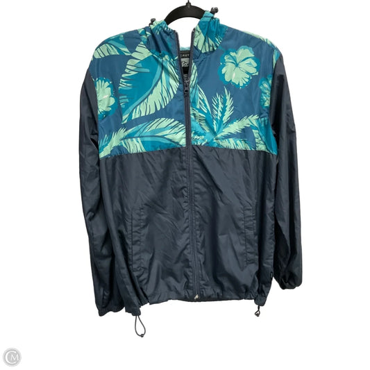 Athletic Jacket By Clothes Mentor In Blue & Green, Size: S