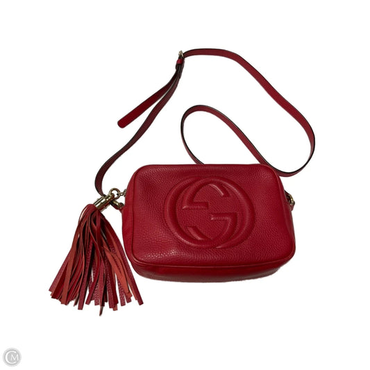 Crossbody Luxury Designer By Gucci, Size: Small