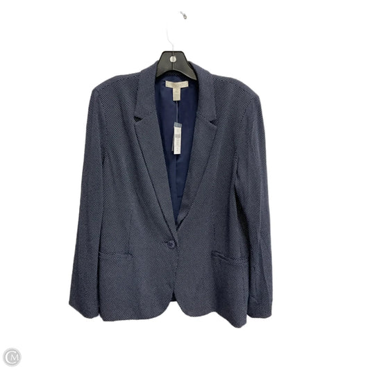 Blazer By Chicos In Blue, Size: L