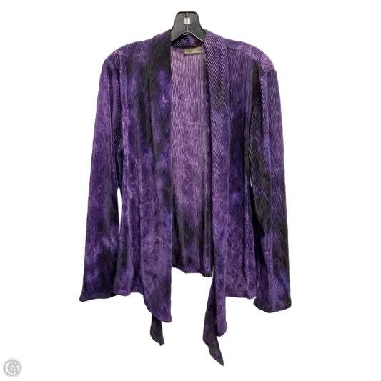 Kimono By Chicos In Purple, Size: L