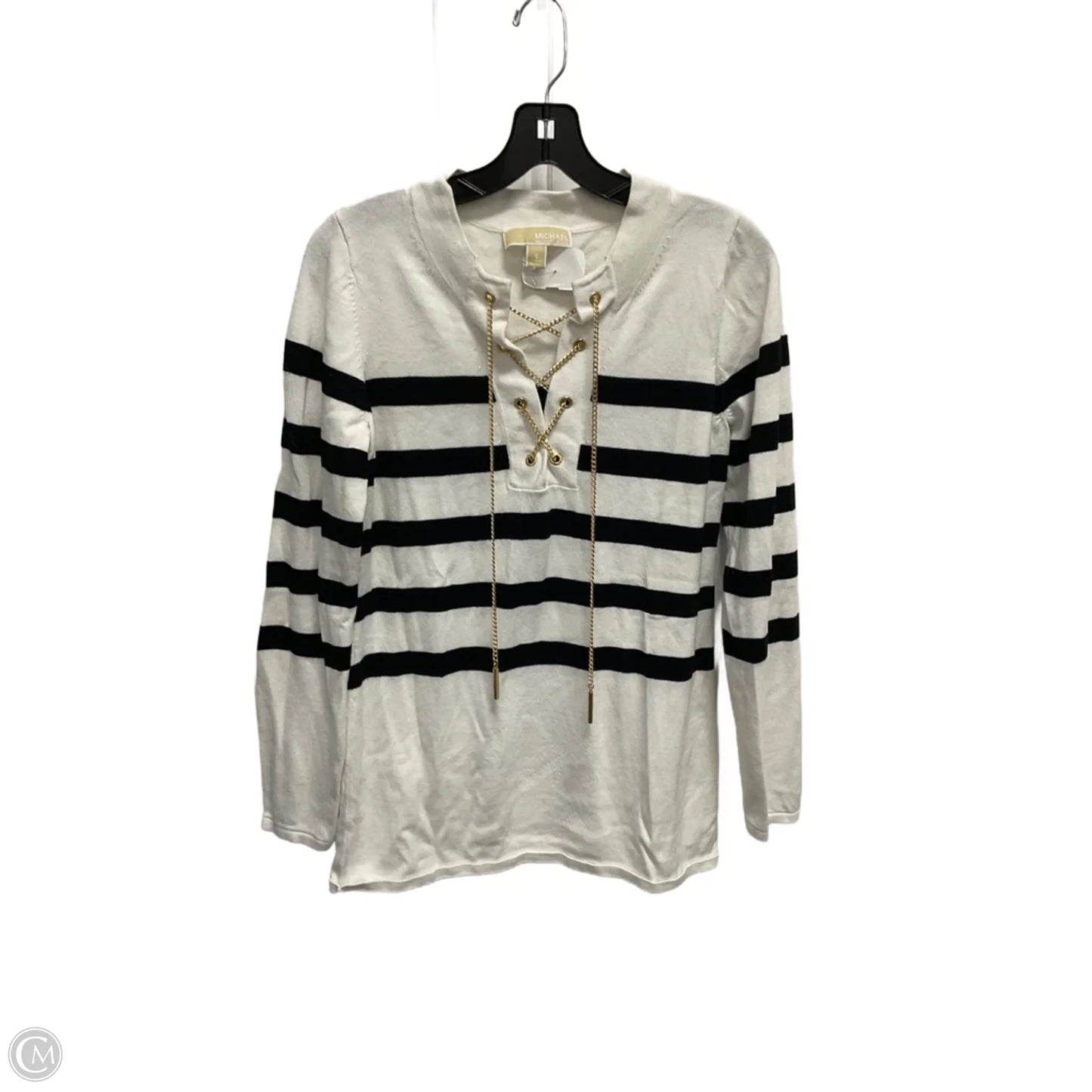 Sweater By Michael By Michael Kors In Striped Pattern, Size: S