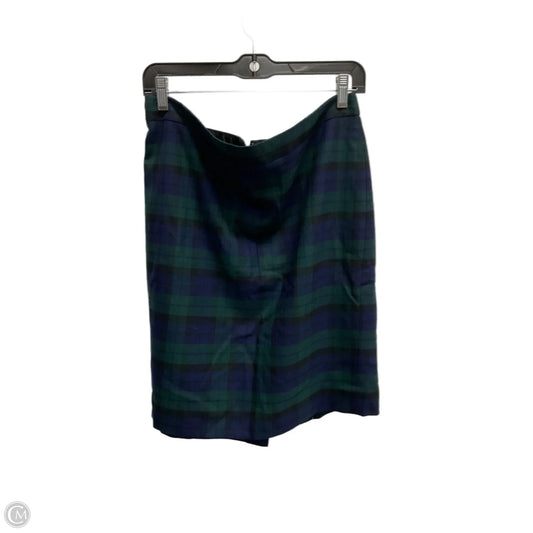 Skirt Mini & Short By J. Crew In Plaid Pattern, Size: 10