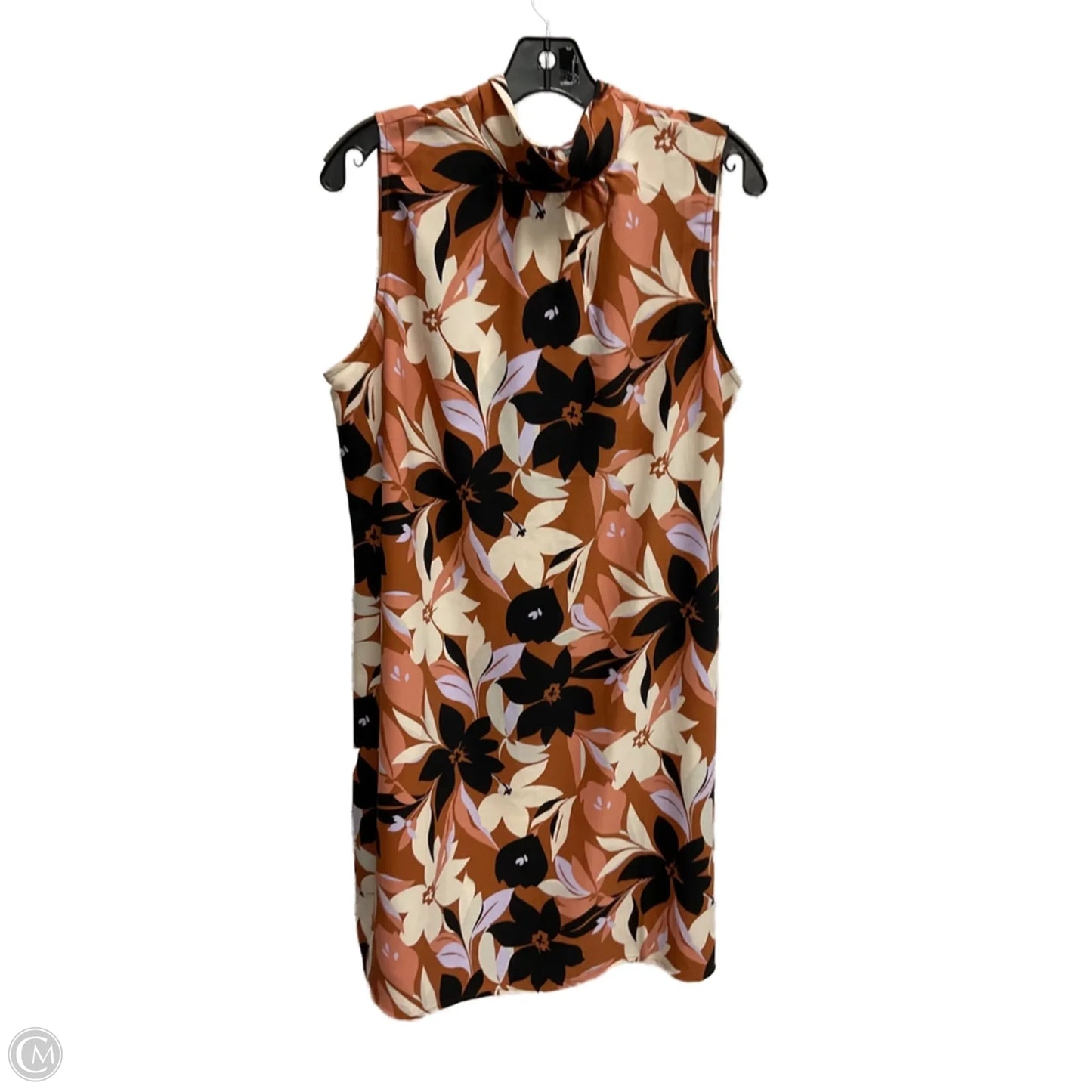 Dress Casual Midi By Ann Taylor In Multi-colored, Size: L