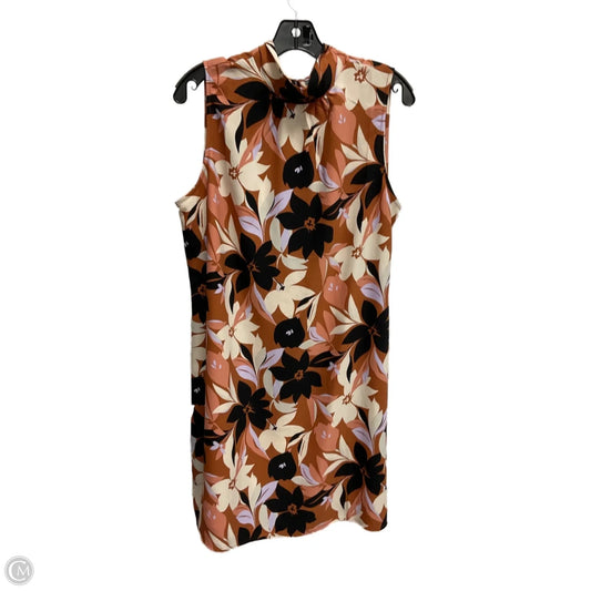 Dress Casual Midi By Ann Taylor In Multi-colored, Size: L