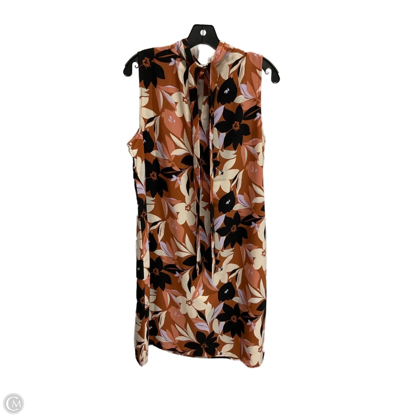 Dress Casual Midi By Ann Taylor In Multi-colored, Size: L