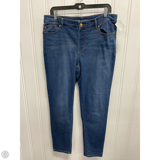 Jeans Jeggings By Chicos In Blue, Size: 12