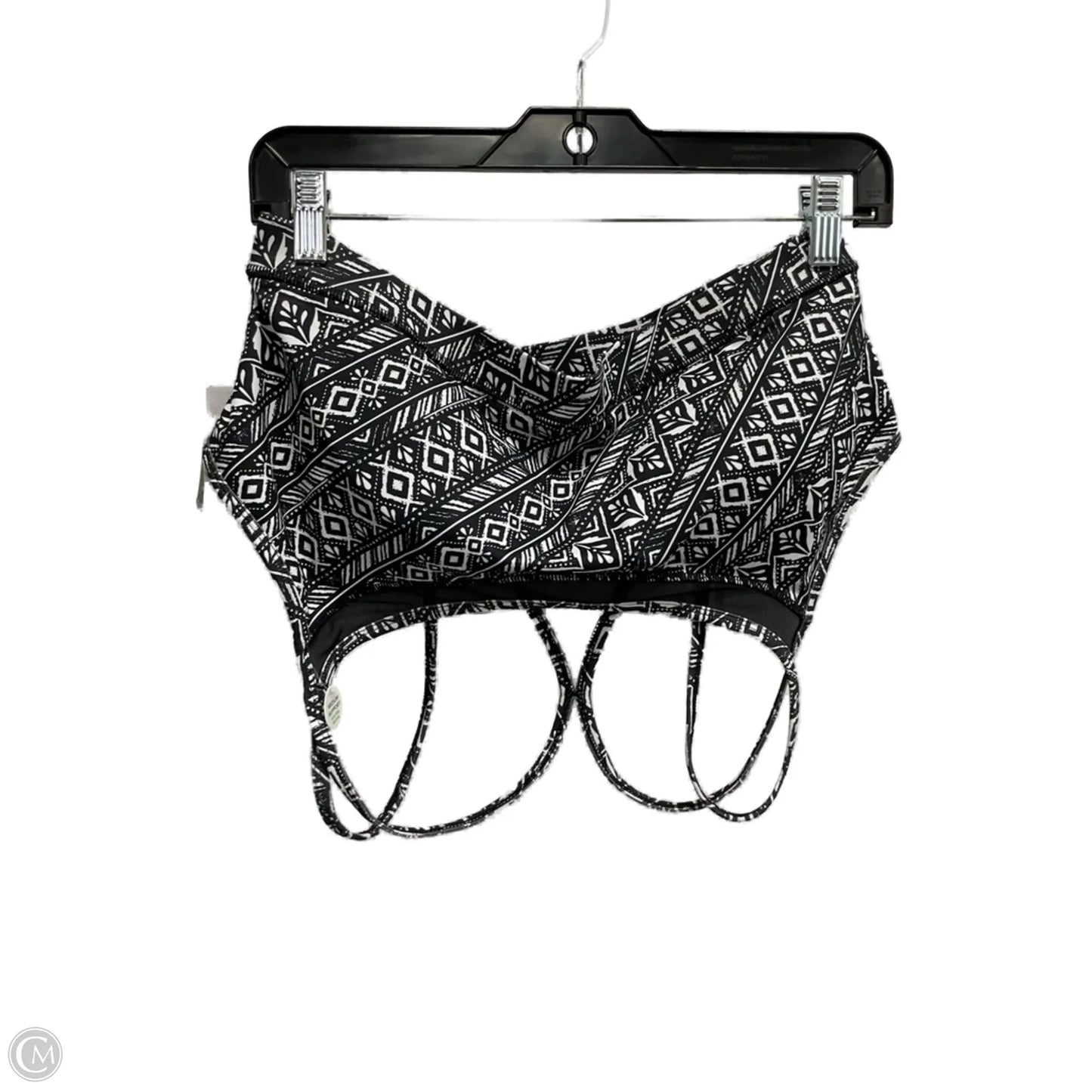 Athletic Bra By Gaiam In Black & White, Size: Xl