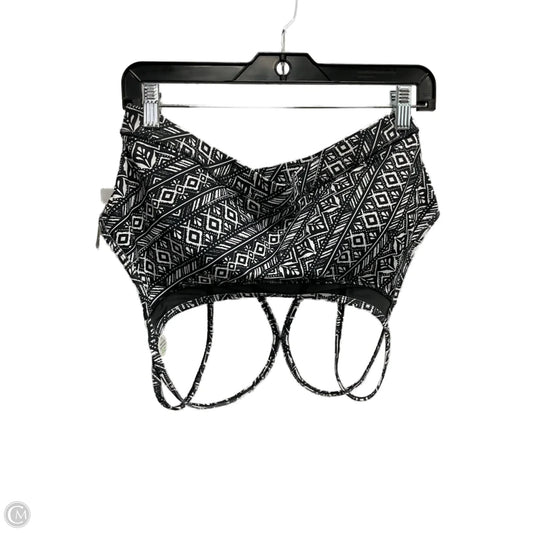 Athletic Bra By Gaiam In Black & White, Size: Xl