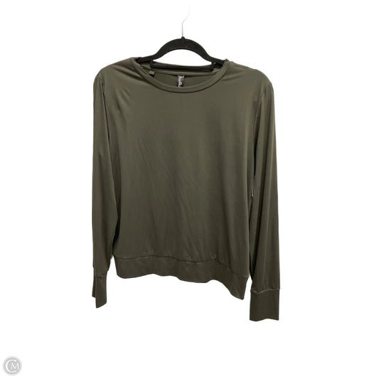 Top Long Sleeve By Lukka In Green, Size: M