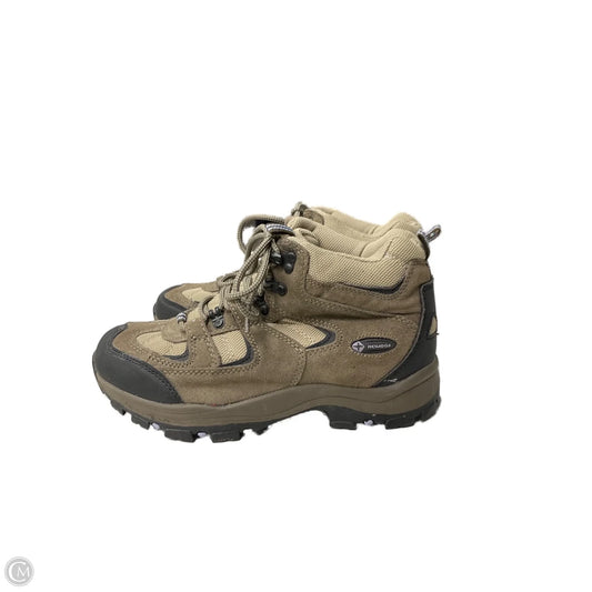 Shoes Hiking By Clothes Mentor In Brown, Size: 9