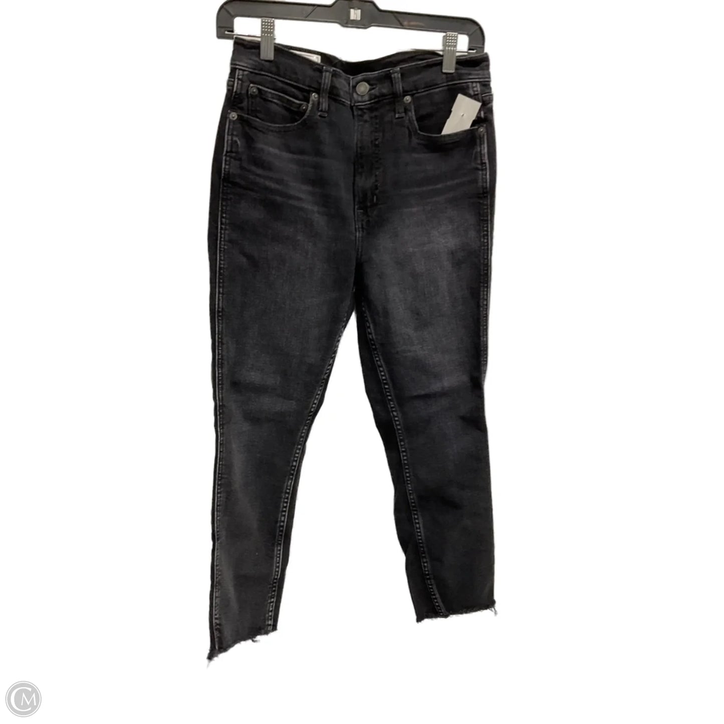 Jeans Straight By Gap In Black, Size: 8