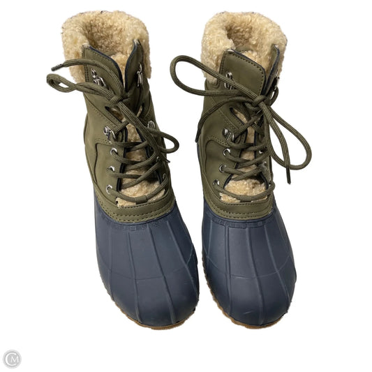 Boots Snow By Tommy Hilfiger In Green, Size: 8