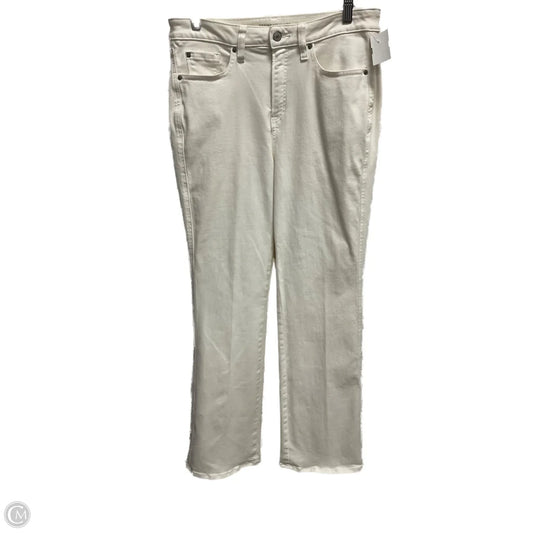 Jeans Flared By Chicos In White, Size: 8