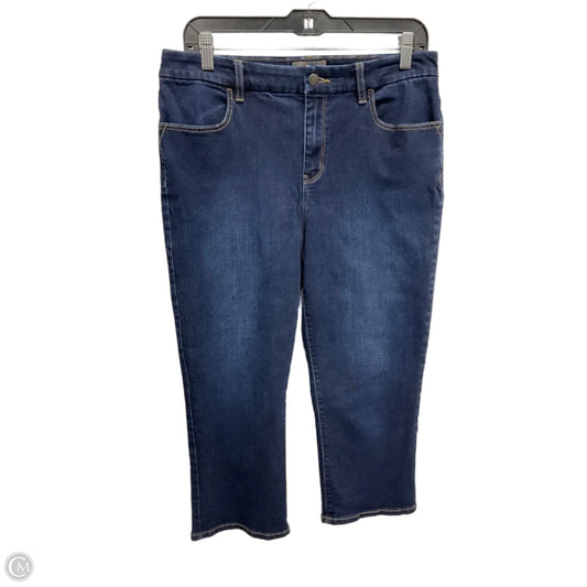 Jeans Cropped By Chicos In Blue, Size: 8