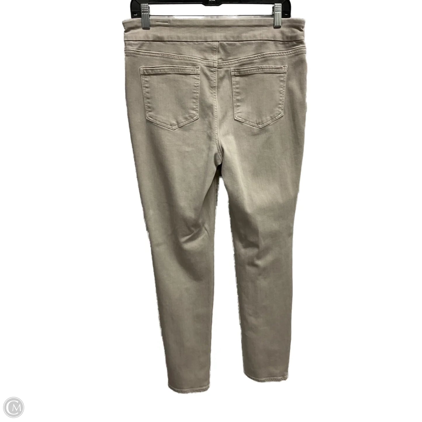 Jeans Jeggings By Chicos In Taupe, Size: 8