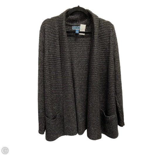 Cardigan By Karen Scott In Black, Size: L
