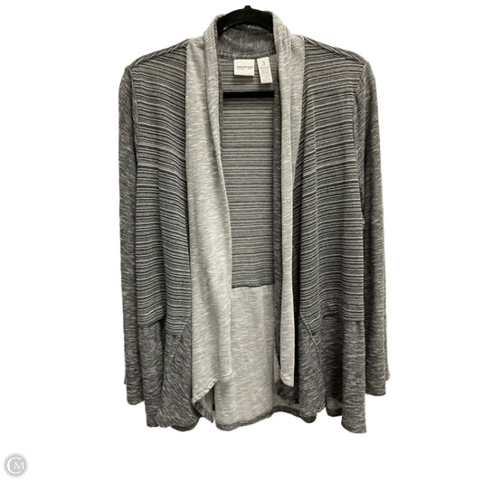 Cardigan By Zenergy By Chicos In Grey, Size: Xl