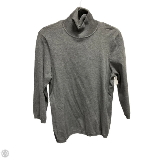 Top Long Sleeve Basic By Chicos In Grey, Size: M