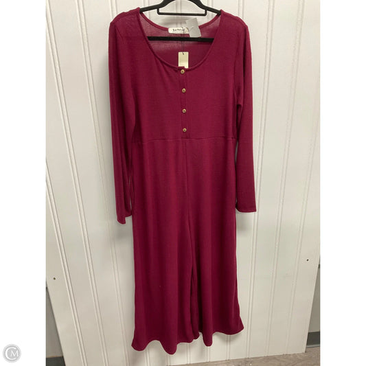 Jumpsuit By Three Bird Nest In Maroon, Size: L