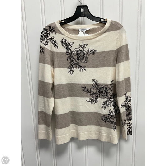 Sweater By Chicos In Tan, Size: M