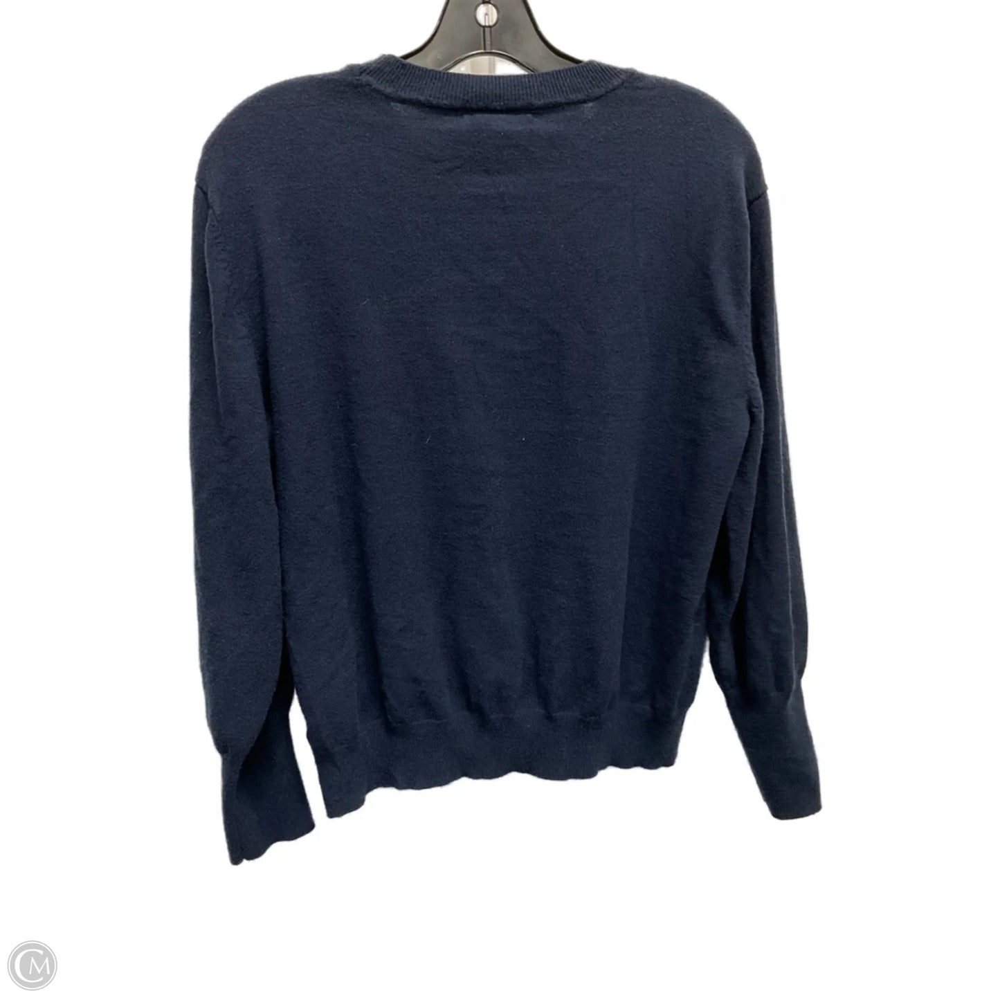 Sweater By Free Assembly In Navy, Size: L