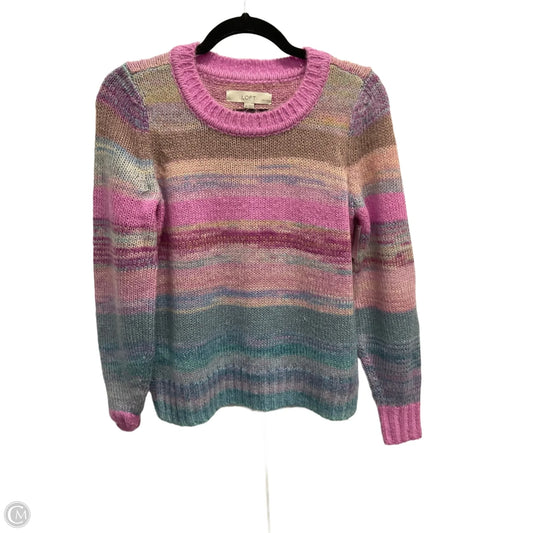 Sweater By Loft In Multi-colored, Size: Sp