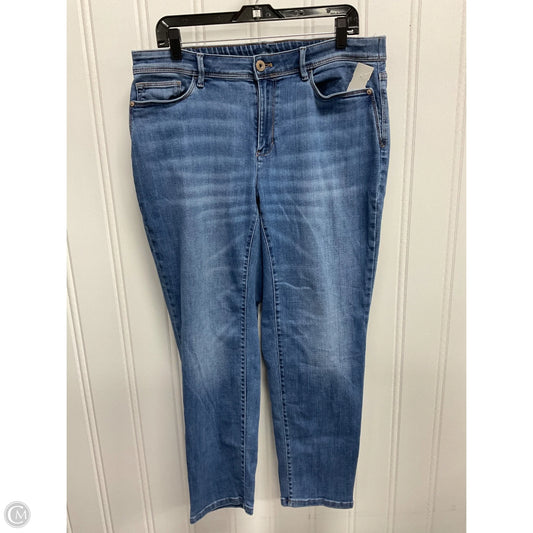 Jeans Straight By J. Jill In Blue, Size: 16