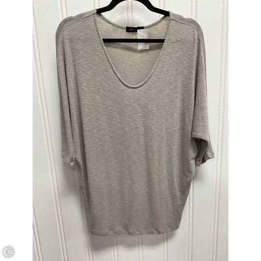 Top Long Sleeve By Clothes Mentor In Taupe, Size: S